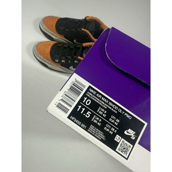 New Men’s Size 10 Black Nike Air Max Ishod OLY PMO Skateboarding Shoe HF3455 001 - Picture 10 of 10